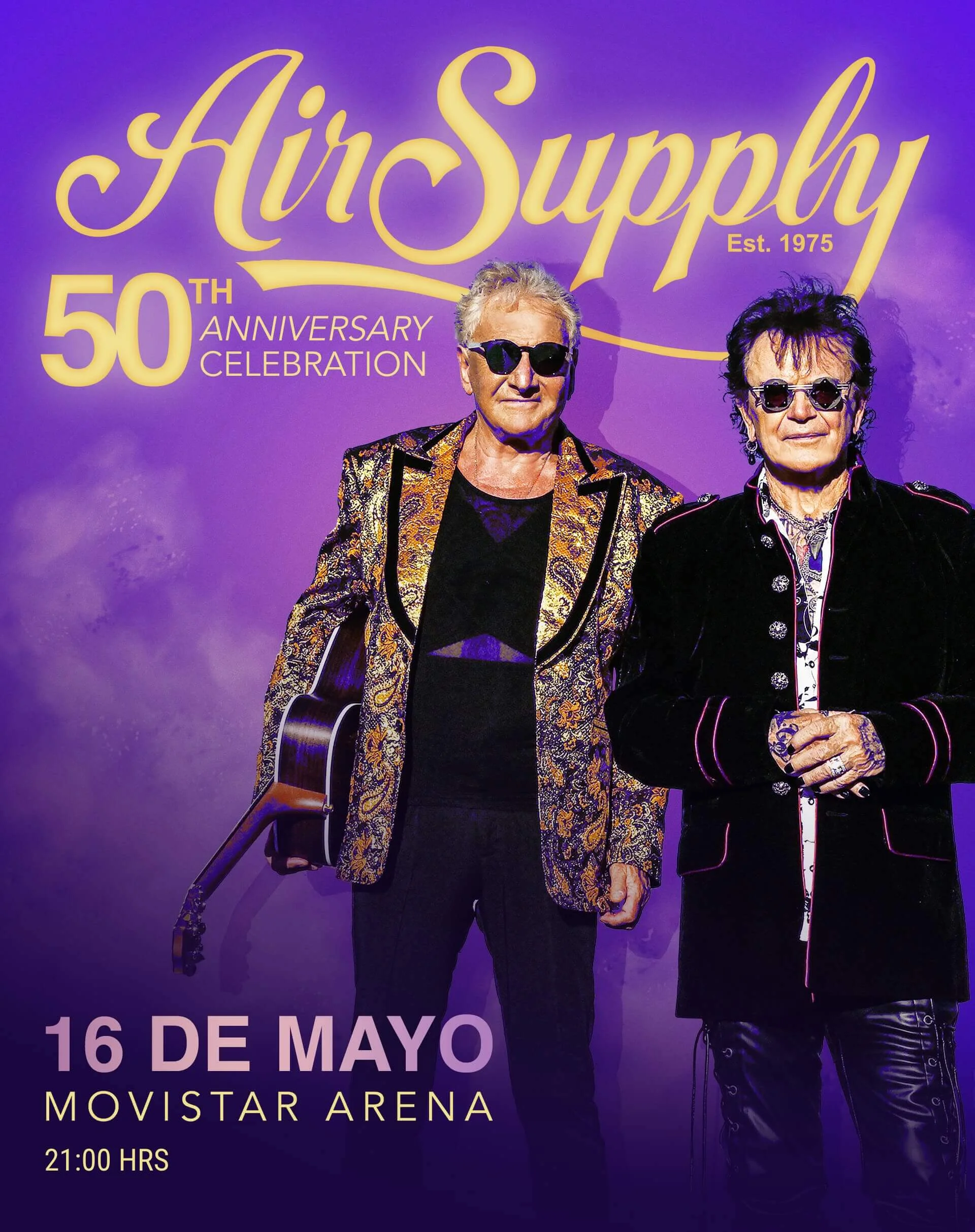 Air Supply en Movistar Arena, Santiago